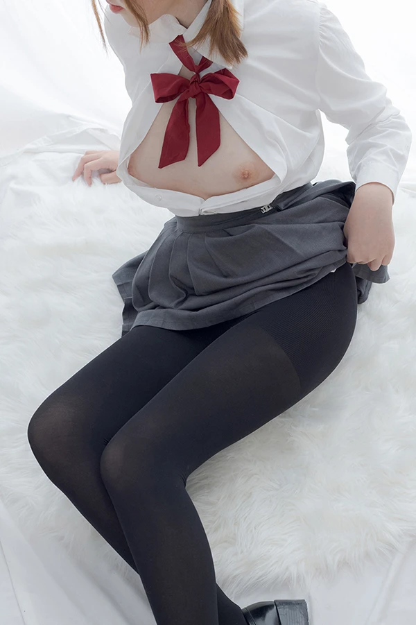 少女秩序 内部定制JK黑丝蝴蝶结无圣光图集